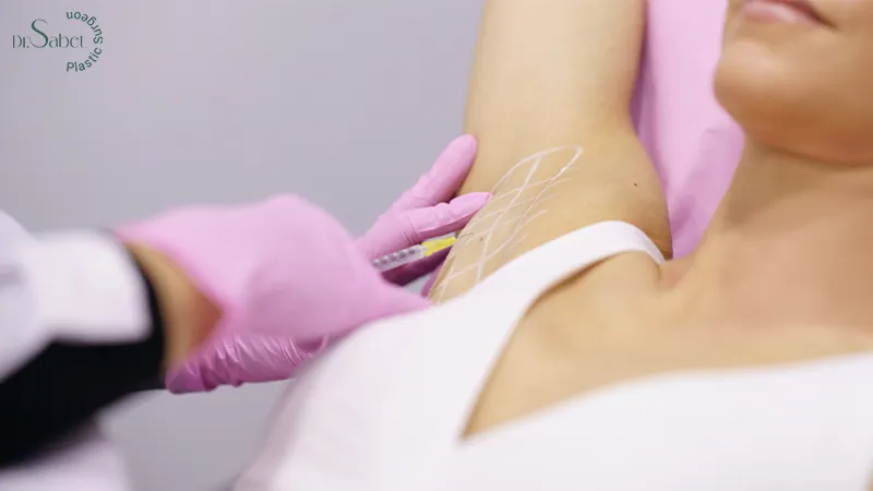 تزریق بوتاکس زیر بغل توسط دکتر ثابت