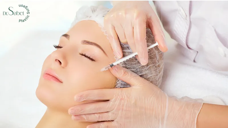 مراحل تزریق ژل گونه